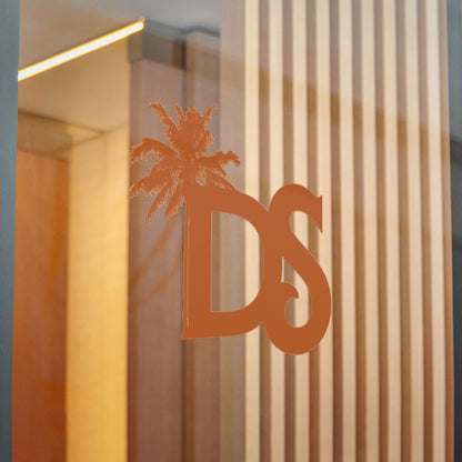 DS Palm Logo Die-Cut Sticker — Tropical Monogram Decal